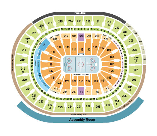 Wells Fargo Center Flyers Seating Chart